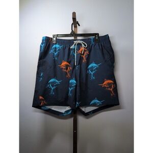 Rainforest Swim‎ Trunks Navy Blue Mens Size Large NEW $69 Men's NWT